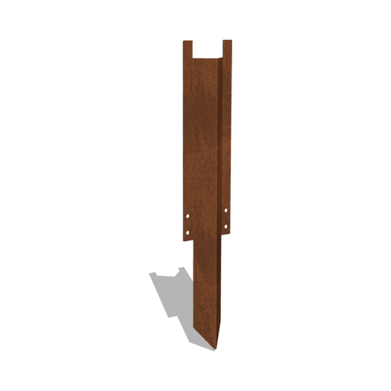 podpěrný kolík dlouhý Cortenová ocel 34 - 37,5 cm