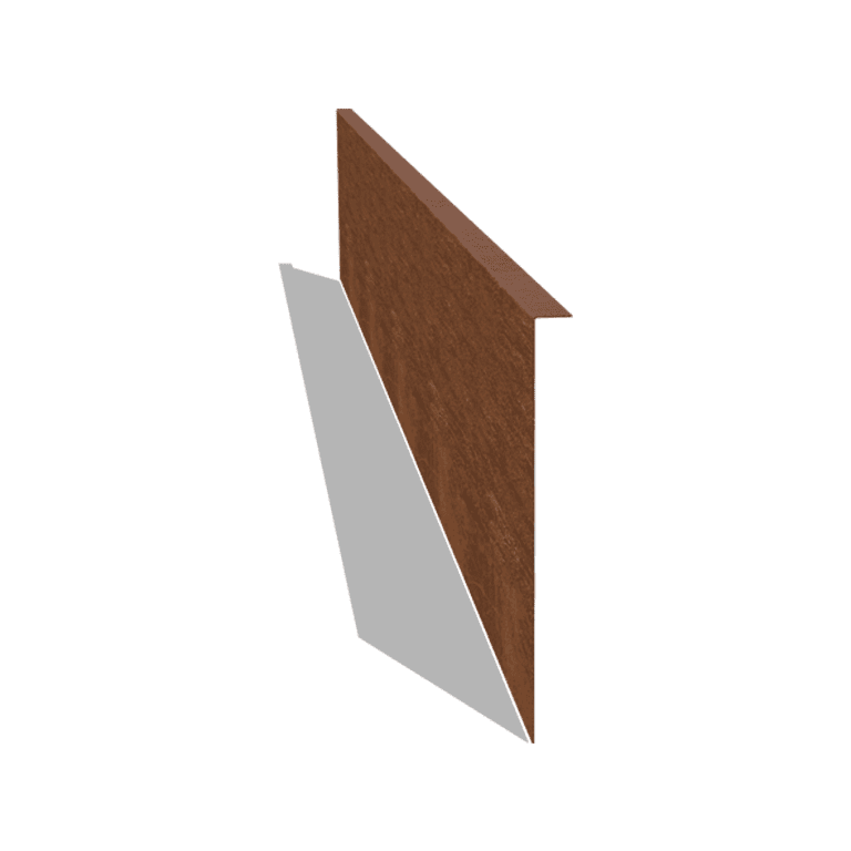 Obrubník úhlový z cortenové oceli 34 cm (délka 240 cm)