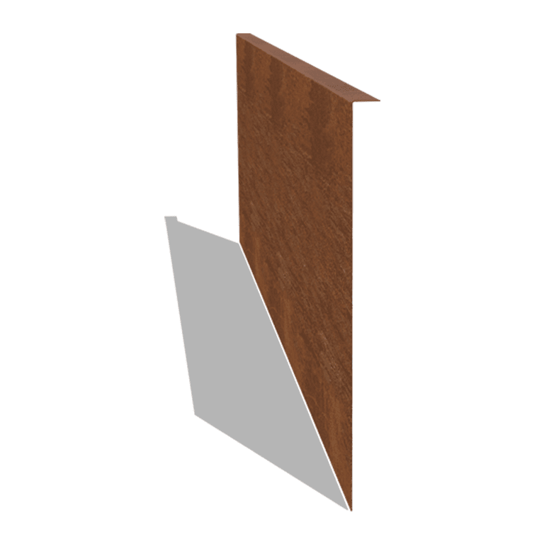 Obrubník úhlový z cortenové oceli 45 cm (délka 150 cm)