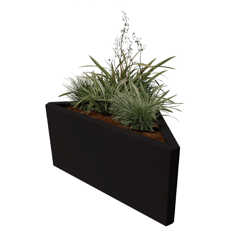 Květináč z práškovým nástřikem oceli Alaska równoramienny 84 cm