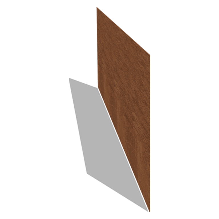 Obrubník rovný z cortenové oceli 37,5 cm (délka 150 cm)
