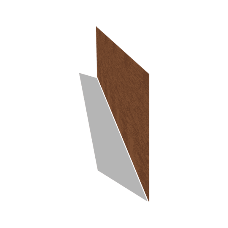 Obrubník rovný z cortenové oceli 37,5 cm (délka 240 cm)