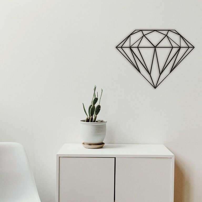 Diamant Kovová dekorace na zeď *OP=OP