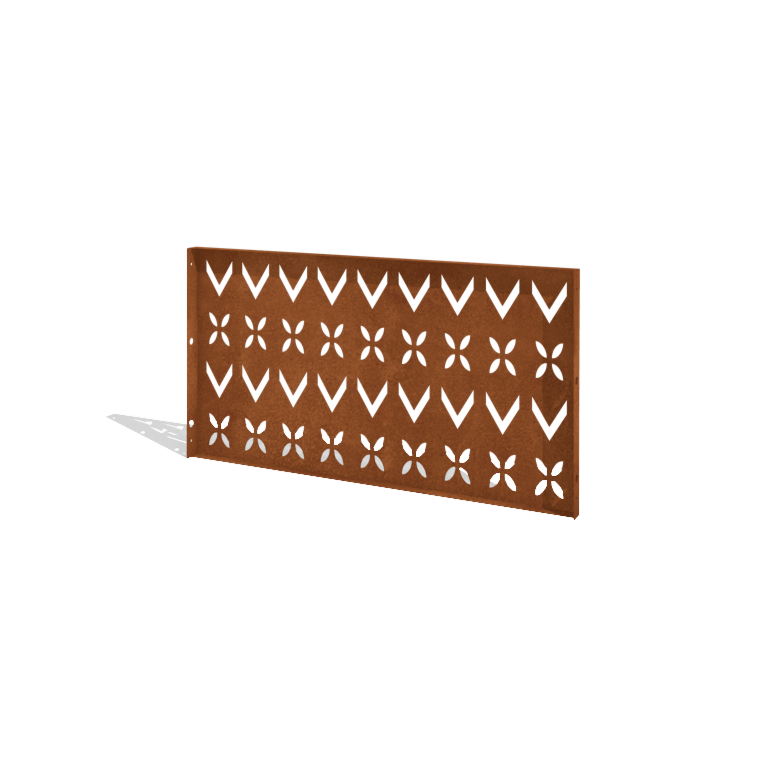 Plot z oceli Corten H panel V 120 x 63,3 cm