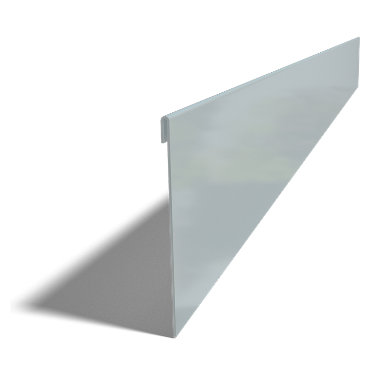 Obrubník zploštělý z pozinkované oceli 13 cm (délka 240 cm)