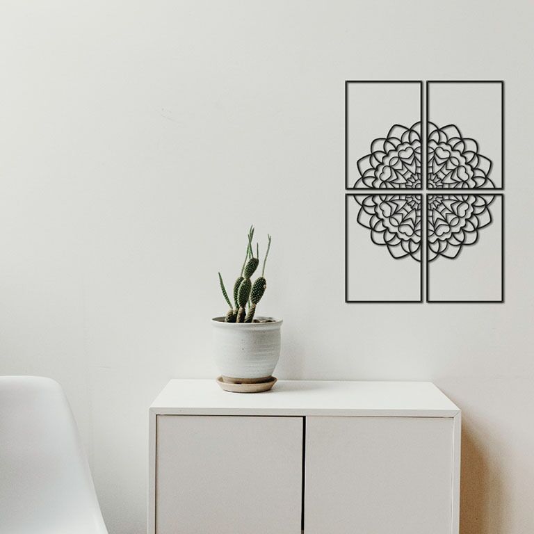 Kovová nástěnná dekorace Mandala *OP=OP
