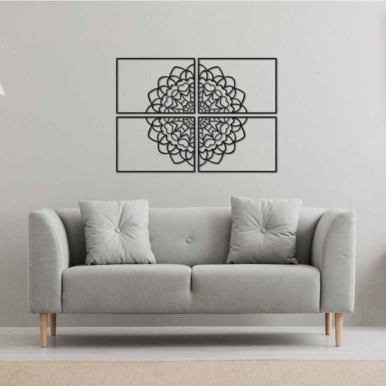 Kovová nástěnná dekorace Mandala *OP=OP