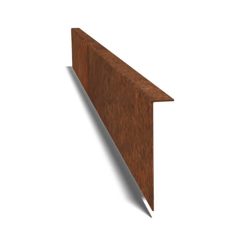 Obrubník úhlový z cortenové oceli 12 cm (délka 150 cm)