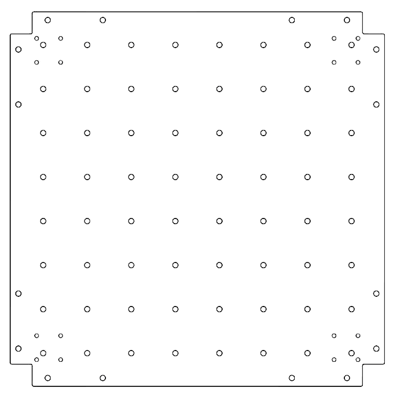 základní deska Pozinkovaná ocel 70 x 70 cm