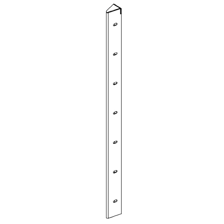 rohový díl Cortenová ocel 30° 70 cm