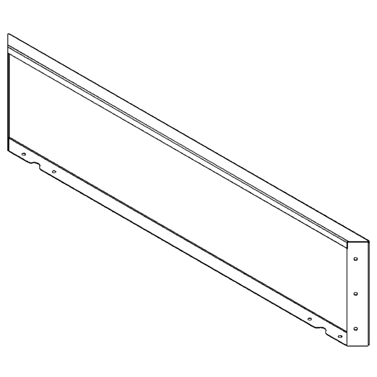 panel Cortenová ocel 30 x 120 cm