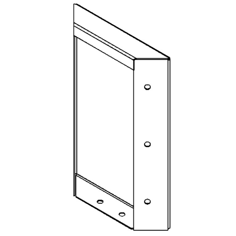 panel Cortenová ocel 30 x 20 cm