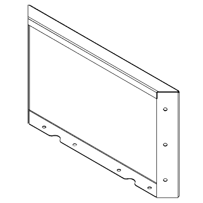 panel Cortenová ocel 30 x 50 cm