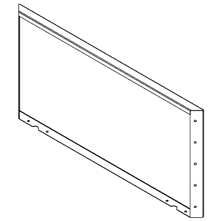panel Cortenová ocel 50 x 100 cm