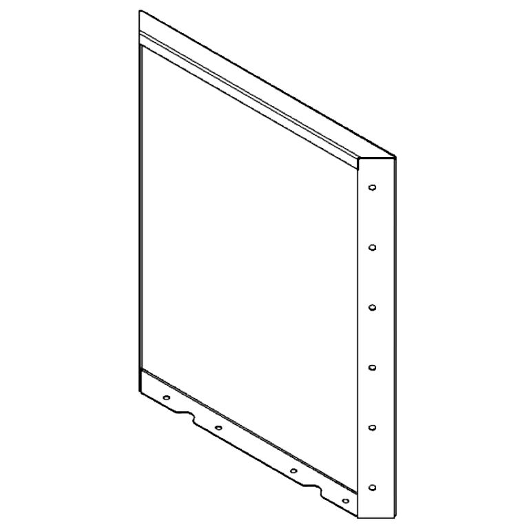 panel Cortenová ocel 60 x 50 cm