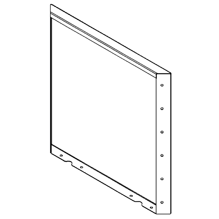 panel Práškově lakovaná ocel 60 x 60 cm