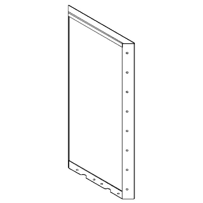 panel Cortenová ocel 80 x 40 cm