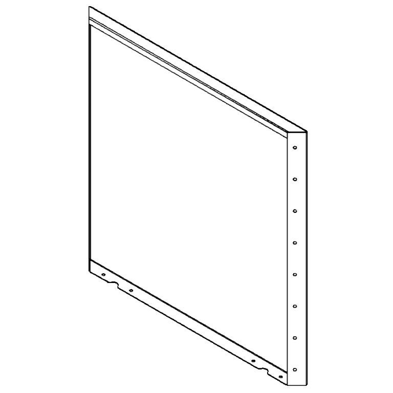 panel Cortenová ocel 80 x 80 cm