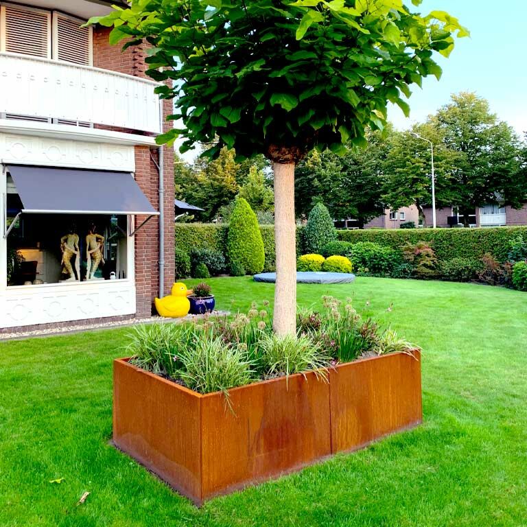 Květináč z cortenové oceli Texas xxl 200 x 120 cm