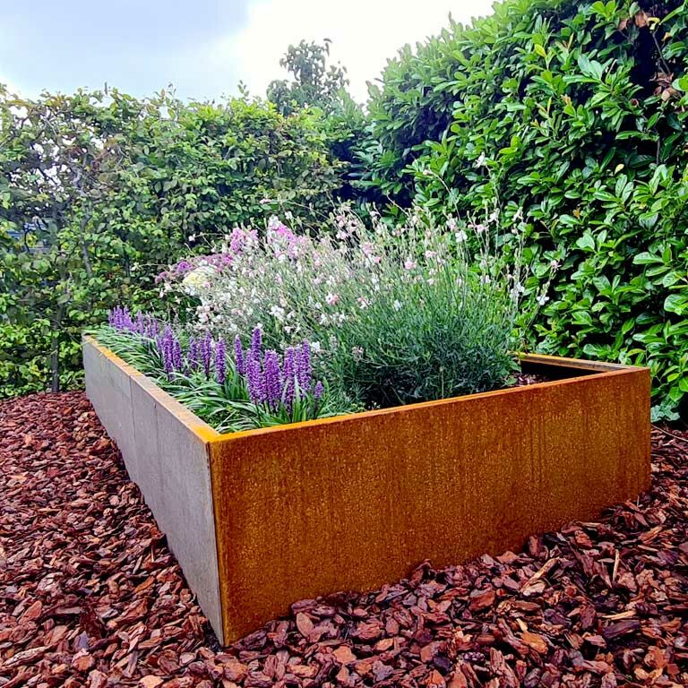 Květináč z cortenové oceli Texas xxl 300 x 120 cm