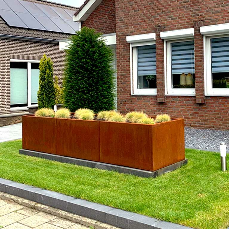 Květináč z cortenové oceli Texas xxl 300 x 80 cm