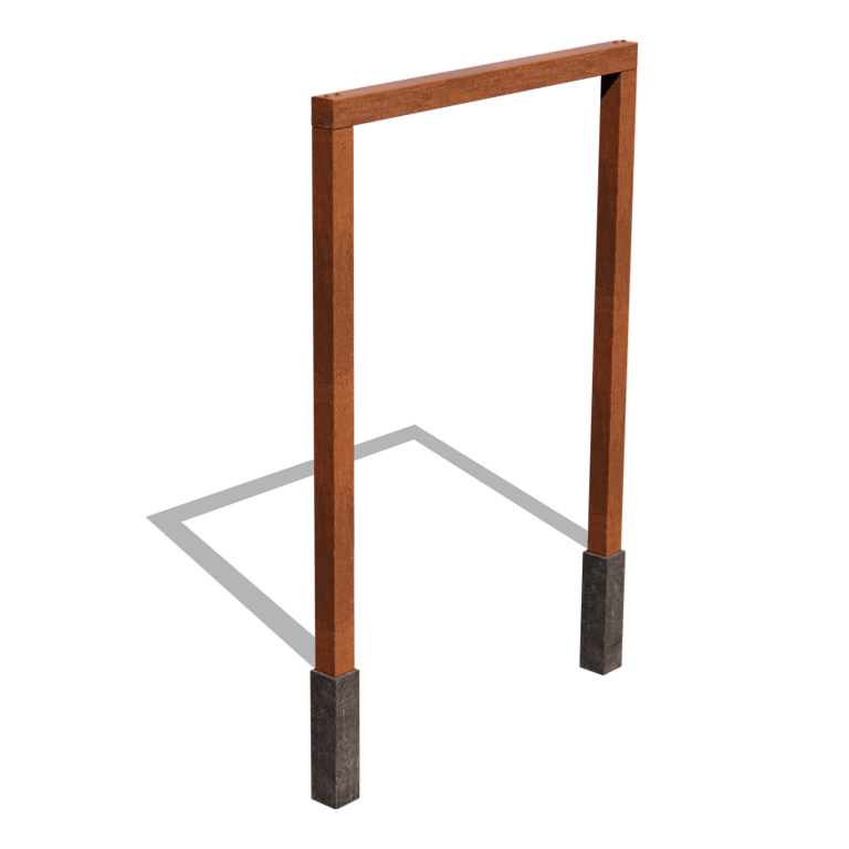 Rovná pergola z cortenové oceli 200 cm