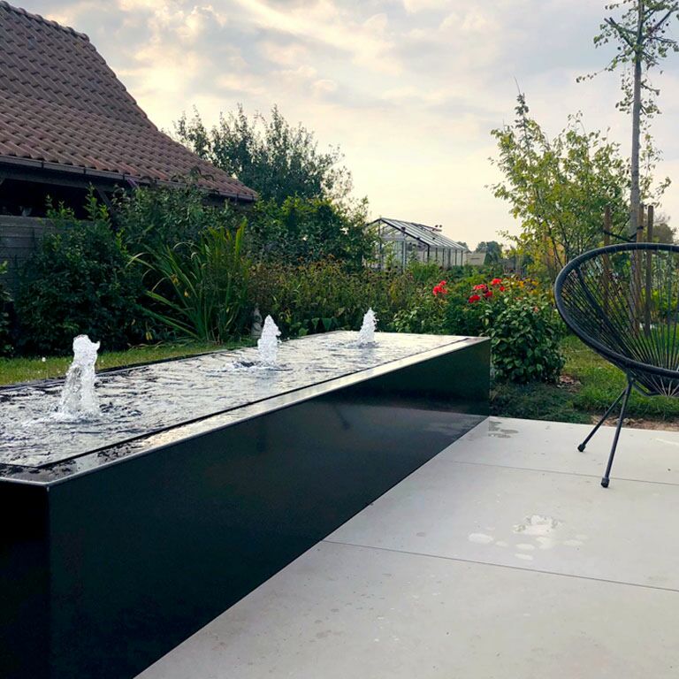 vodní stůl Hliník 300 x 80 x 40 cm