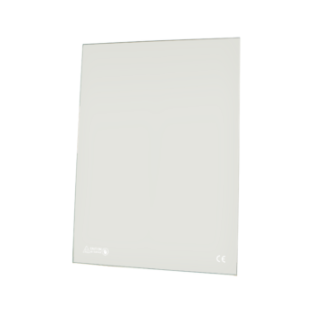 Terasová topidla na pelety - Skleněné okno