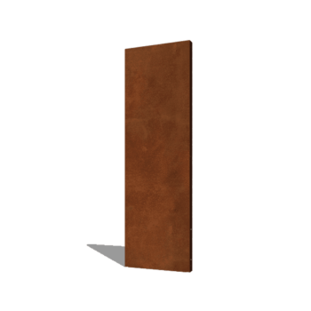 Panel podstavec z oceli corten 60 x 6 x 190 cm