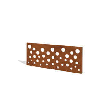 Plot z oceli Corten H panel B 120 x 47,5 cm