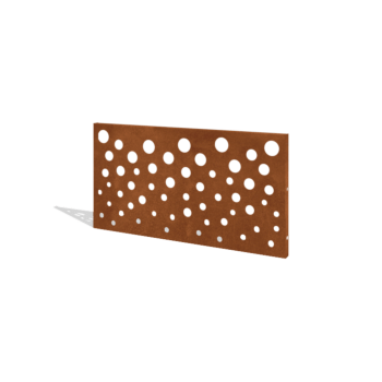 Plot z oceli Corten H panel B 120 x 63,3 cm