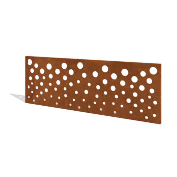 Plot z oceli Corten H panel B 180 x 63,3 cm
