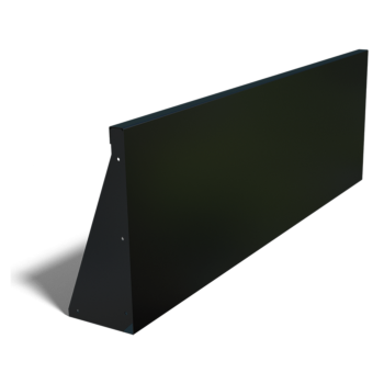 Opěrná stěna z oceli - Rovný - 150 x 50 cm - jiná barva RAL