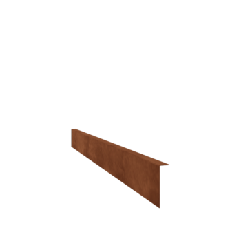 Obrubník úhlový z cortenové oceli 12 cm (délka 150 cm)