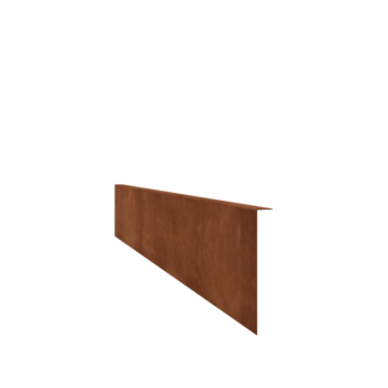 Obrubník úhlový z cortenové oceli 22 cm (délka 240 cm)