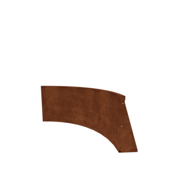 Opěrná stěna z cortenu - Vnitřní oblouk - 100 x 100 x 60 cm