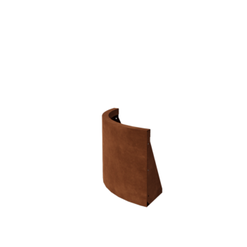 Opěrná stěna z cortenu - Vnější oblouk - 50 x 50 x 40 cm