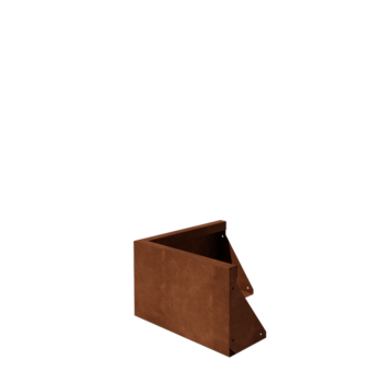 Opěrná stěna z cortenu - Vnější roh - 50 x 50 x 30 cm