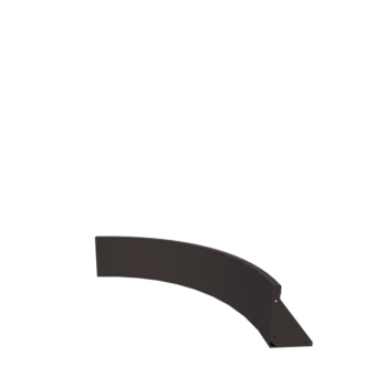 Opěrná stěna z oceli - Vnitřní oblouk - 100 x 100 x 30 cm - jiná barva RAL