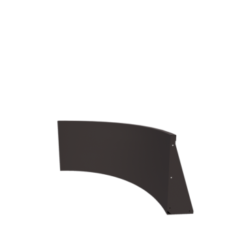 Opěrná stěna z oceli - Vnitřní oblouk - 100 x 100 x 60 cm - jiná barva RAL