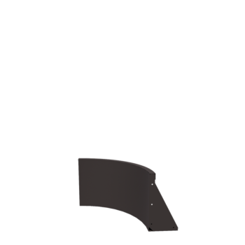 Opěrná stěna z oceli - Vnitřní oblouk - 50 x 50 x 40 cm - jiná barva RAL