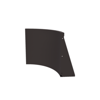 Opěrná stěna z oceli - Vnitřní oblouk - 50 x 50 x 60 cm - RAL7016 matnýný (antracitově šedá)