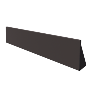 Opěrná stěna z oceli - Rovný - 200 x 40 cm - RAL7016 matnýný (antracitově šedá)