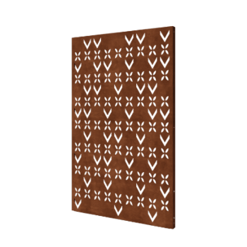 Panel z cortenu - Střešní motiv 5 - 120 x 6 x 190 cm