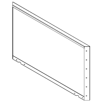 Ocelový květináč - Panel - 60 x 100 cm - RAL7016 matný (antracitově šedá)