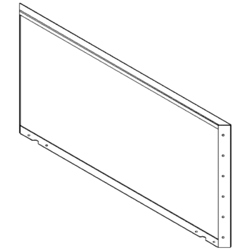 Ocelový květináč - Panel - 60 x 120 cm - RAL7016 matný (antracitově šedá)
