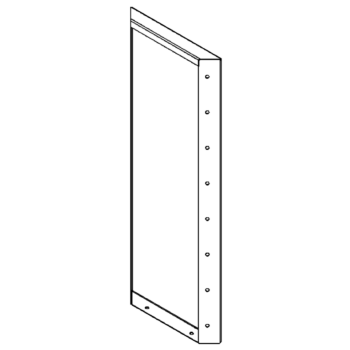 Ocelový květináč - Panel - 80 x 30 cm - RAL7016 matný (antracitově šedá)
