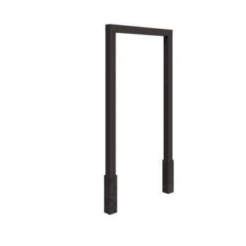 Pergola z oceli - Rovný - 150 x 230 cm - jiná barva RAL - S Betonový patek