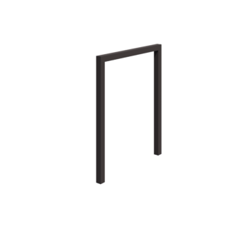 Pergola z oceli - Rovný - 200 x 230 cm - RAL7016 matný (antracitově šedá) - Bez Betonový patek