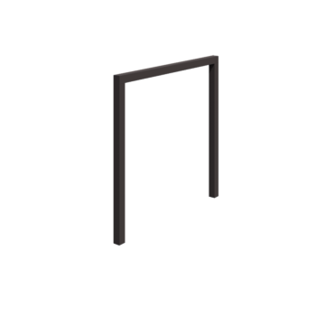 Pergola z oceli - Rovný - 250 x 230 cm - RAL7016 matný (antracitově šedá) - Bez Betonový patek